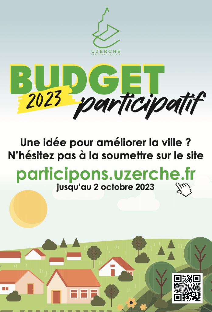 Affiche budget participatif 2023